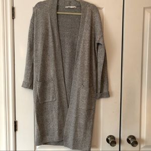 Bluenotes Long Grey Cardigan Size M Woman’s